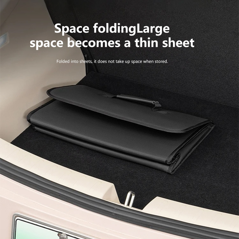 Car Leather Trunk Storage Box  - Car Trunk Organizer Foldable Storage Box review and price
