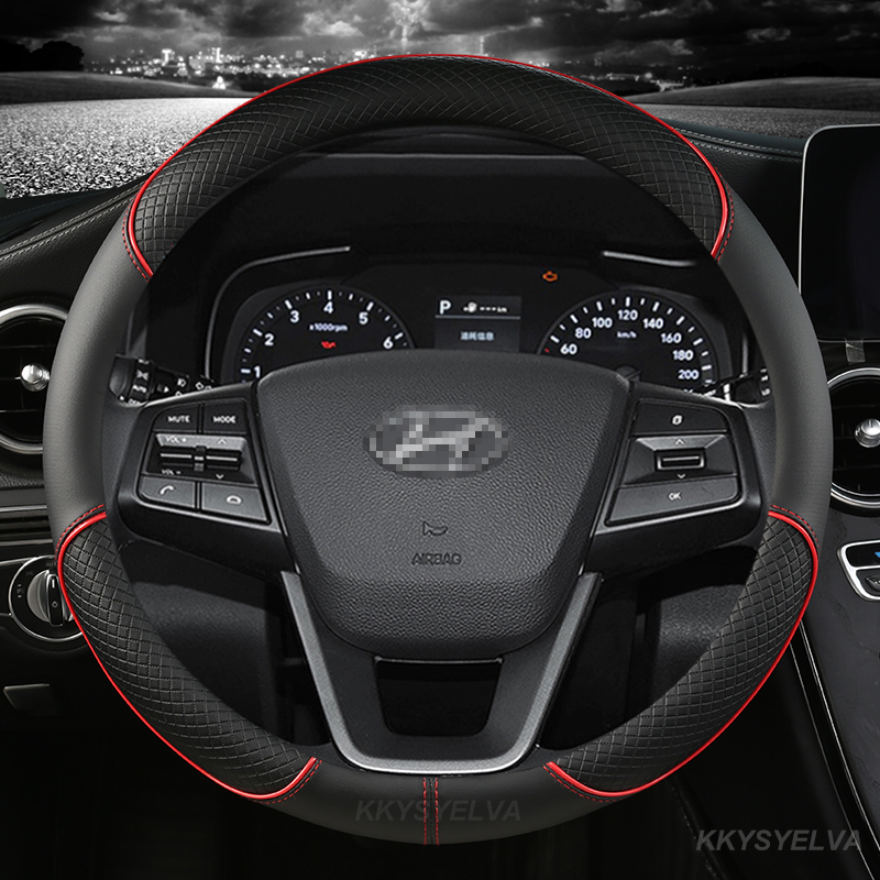 Microfiber Leather Car Steerin - Car Steering Wheel Cover Anti Slip Breathable review and price