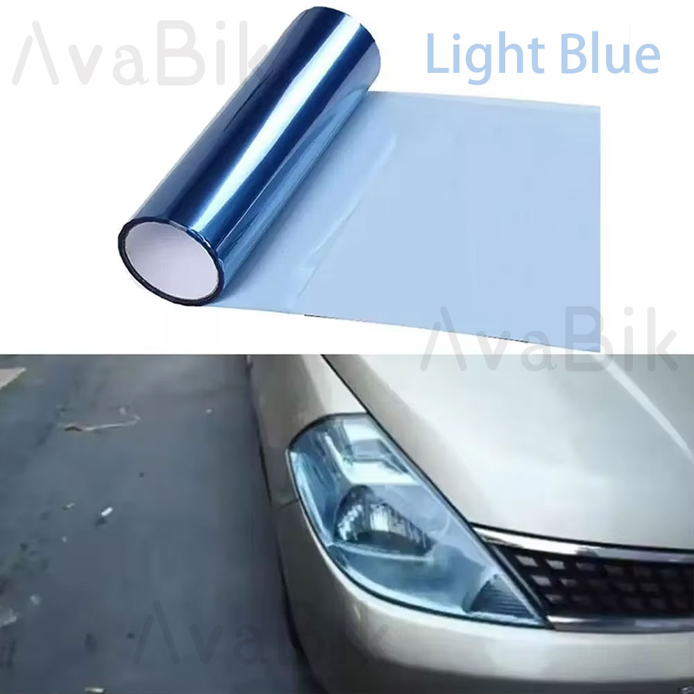 30CM Car Headlight Blue Tint F - Anti Glare Car Rearview Mirror Film review and price