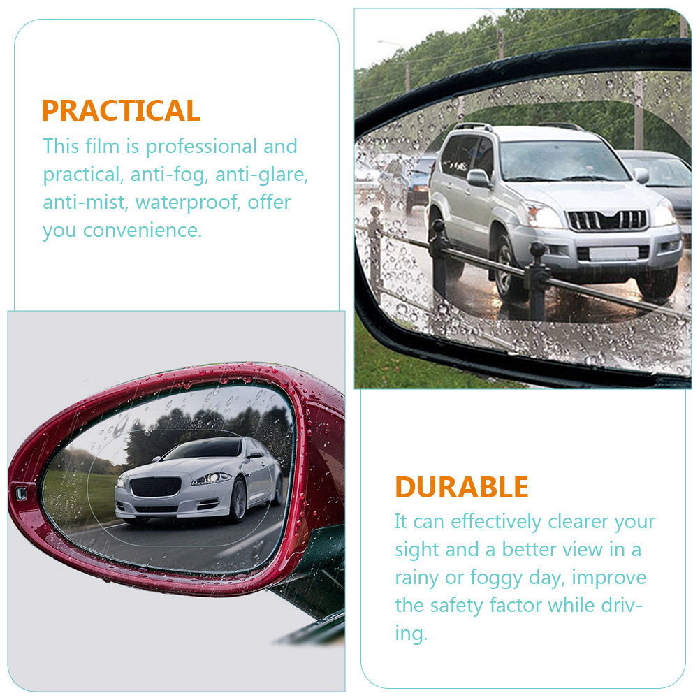 5Pairs Car Rearview Rainproof  - Anti Glare Car Rearview Mirror Film review and price