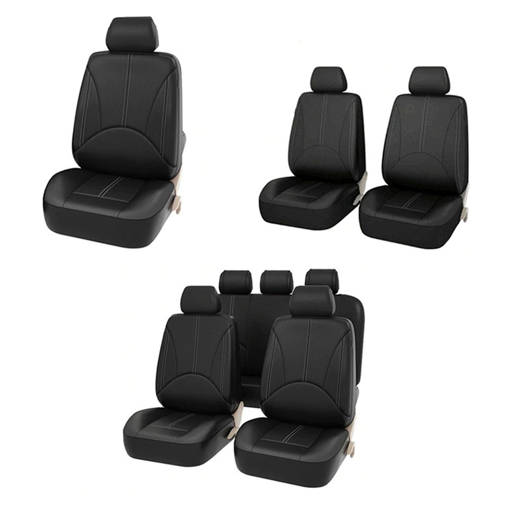 Four Seasons PU Leather Car Se - Leather Car Seat Covers Full Set Universal review and price