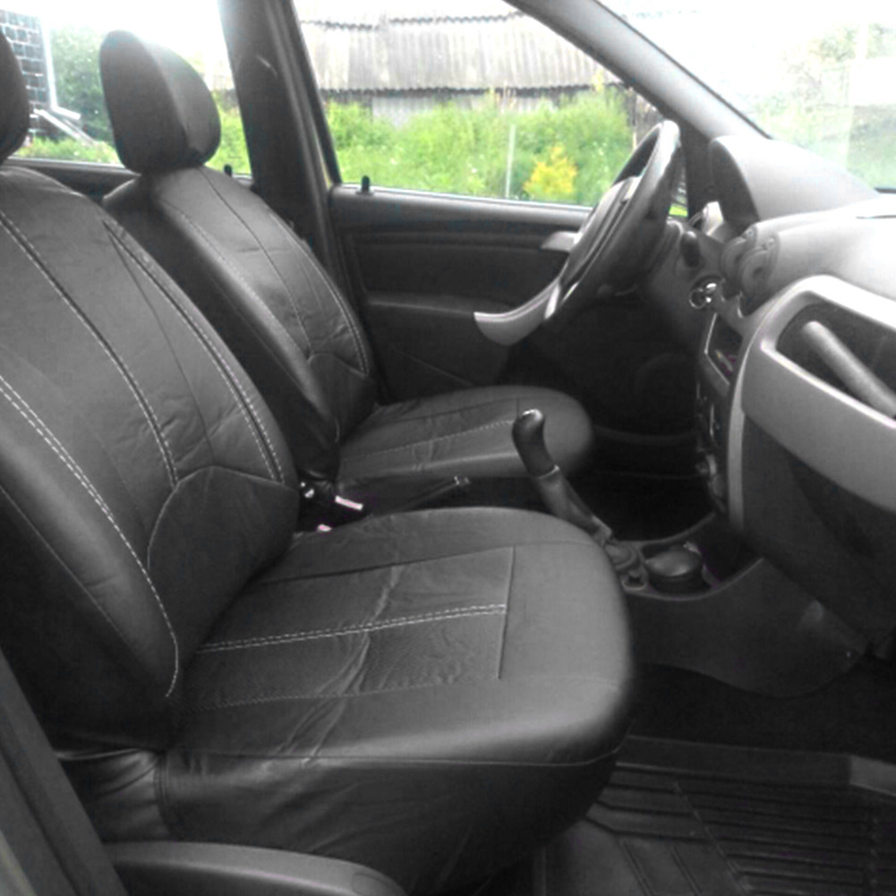 Four Seasons PU Leather Car Se - Leather Car Seat Covers Full Set Universal review and price