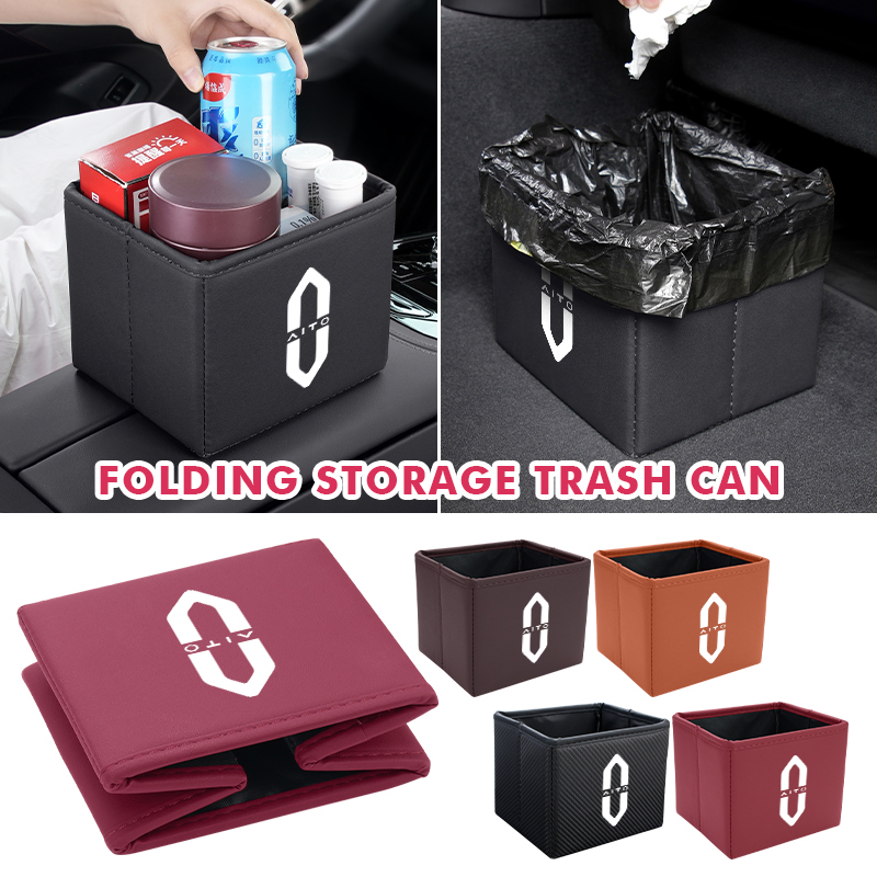Car Trash Can Foldable Garbage - Waterproof Car Trash Can With Lid review and price