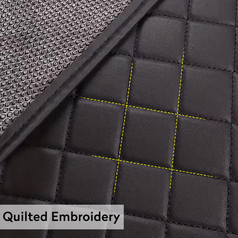 4PCS Universal PU Leather Car  - Car Floor Mats Universal Waterproof Leather review and price