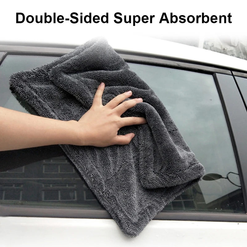 1-3Pcs Car Wash Microfiber Twi - Microfiber Car Drying Towel Super Absorbent review and price