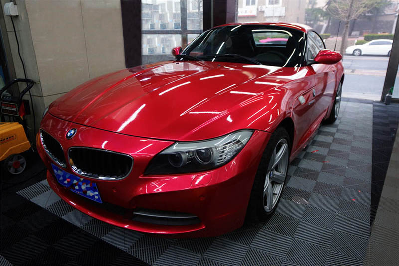 Red Forged Carbon Matte Glossy - Anti Glare Car Rearview Mirror Film review and price