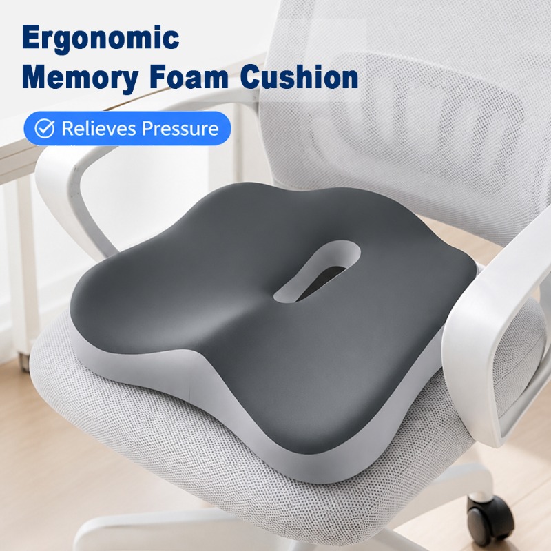 1 Pcs Ergonomic Memory Foam Se - Memory Foam Car Neck Pillow Lumbar Support review and price