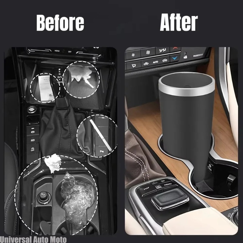Mini ABS Car Trash Can Leakpro - Waterproof Car Trash Can With Lid review and price