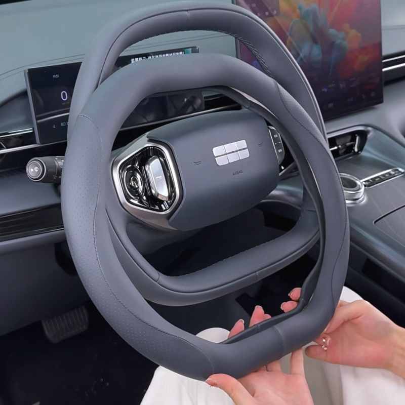 For Geely Galaxy E5 EX5 2024-2 - Car Steering Wheel Cover Anti Slip Breathable review and price