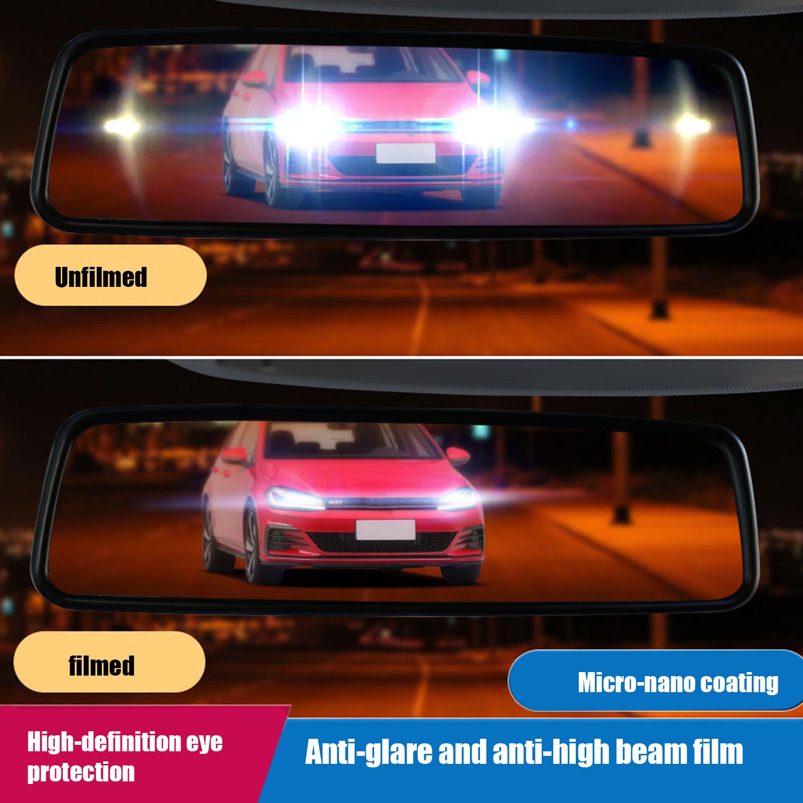 Anti-glare Car Interior Mirror - Anti Glare Car Rearview Mirror Film review and price
