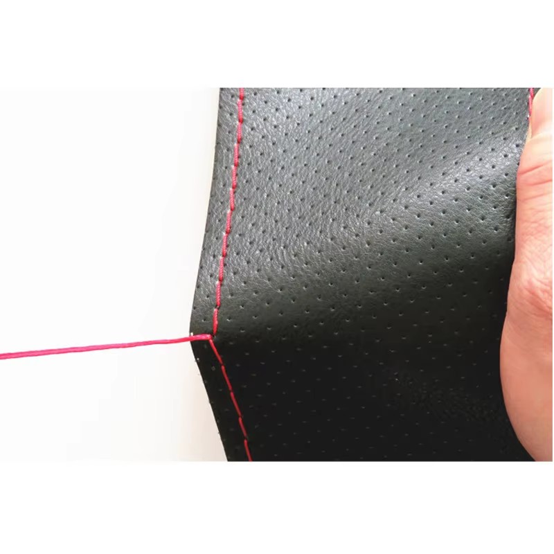 New 36 38 40cm Genuine Leather - Car Steering Wheel Cover Anti Slip Breathable review and price